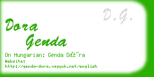 dora genda business card